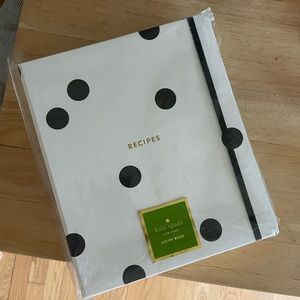 NWT | Kate Spade Recipe Book